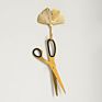 Metal Gold Leaf Cast Iron Plant Wall Coat Hooks Decorative for Bedroom
