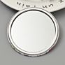 Metal Makeup Mini round Tinplate Pocket Mirror
