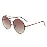 Metal round Frame Classic Luxury Retro Sunglasses Polarized