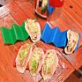 Mexican Food Wave Shape Pp Taco Holder