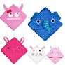 Microfiber Printed Beach Hooded Towel Kids Bath Towel Unicorn Towel
