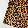 Milk Silk Children Clothing Baby Girl Ruffle Dress Beach Smoking Dress Cheetah Print Kids Girls Spring Dresses