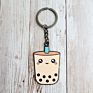 Milk Tea Cup Key Chain Enamel Bubble Tea Keyring Keychain