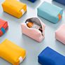 Mini Brush Set Pu Leather Pouch Bags Small Travel Waterproof Cute Girls Portable Cosmetic Makeup Bag