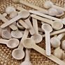 Mini Tea Coffee Cosmetic Bath Salt Kitchen Spice Measuring Wood Spoons Scoop Small Wooden Spoon