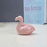 Modern Indoor Outdoor Decor Flamingo Shape Small Ceramic Flower Pot