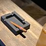 Modern Luxury Concrete Ashtray Color Cement Cigar Ash Try Ashtray for Desktop Living Room Dining Room