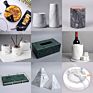 Modern Simple Marble Bookends Customized Bookends Marble Book Stand Library Hotel Home Shop Decor Sets
