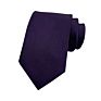 Most Popular of All Black Plain Ties Solid Color Satin Tie