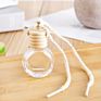 Mub Empty Flat round 8Ml Car Diffuser Bottle Hanging Air Freshener Glass Bottles for Auto