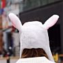 Multi Color Moving Soft Korean Bunny Plush Rabbit Hat Bunny Cap