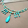 Muxi Bohemian Turquoise Forehead Cross-Border Antique Hanfu Tassel Hair Accessories