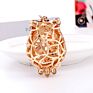 Muyang Products Popular Cute Owl Keychain Pendant Rhinestone Alloy Car Keychain Opal Jewelry Key Ring for Women's Handbags
