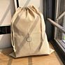 Natural Jute Linen Drawstring Packaging Bag Jute Shoes Cloth Jeans Packaging Pouch