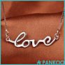 Necklace 925 Sterling Silver Forever Love Letter Name Necklace Personalised