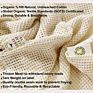 Net Produce Grocery Shopping Drawstring Reusable Organic Cotton Mesh Bag