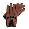 Neutral Sheepskin Full Finger Unlined Driving Leather Gloves