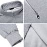Newest Quarter Zip Pullover Golf Sweatshirt Mens 1/4 Zip Fleece Hoodies Mock-Neck Sweater Pullover Blank Jacket