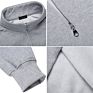 Newest Quarter Zip Pullover Golf Sweatshirt Mens 1/4 Zip Fleece Hoodies Mock-Neck Sweater Pullover Blank Jacket