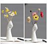 Nordic Style a Hand Creative Floral Composition Living Room Ornament Ceramics Vase for Home Office Decor