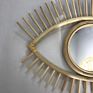 Nordic Style Eye Bamboo Rattan Cane Mirror