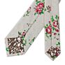 Novelty Mens Colorful Floral Cotton Linen Neck Ties for Wedding Party