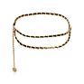 Nuoro Personalized Golden Butterfly Tassel Waist Chain Micro-Inlaid Simple Beach Holiday Alloy Rhinestone Body Chain