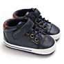 of 0-1 Year-Old Four Seasons Baby Shoes for Boys and Babies with Soft Soles and Non-Slip High-Top Casual Toddler Shoes