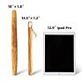 Olive Wood Large Size French Rolling Pin with Tapered Ends for Easy to Roll Functionality Baking Tool for Fondant