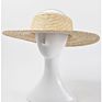 Open Crown Wide Brim Sombrero Visor Sun Cap Wheat Straw Hat Natural Beach Resort Travel for Women Lady Men Kid