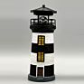 Outdoor Solar Powered Resin Craft Lighthouse Lights Outdoor Solar Night Light Rolling Light Led Garden Ornament Home Decoration