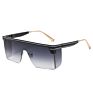 Oversized Square Sunglasses Women Men Luxury Flat Top Half Frame Large Pink Shades