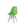 Patchwork Fabric Armless Wood Leg Modern Restaurant Chair
