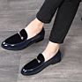 Pdep Patent Leather Dress Court Big Size37-48 Men Party Black Slip on Office Oxford Casual Formal Driving Loafer Business Shoes