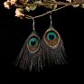 Peacock Feather Pendant Earrings Women National Style Earring