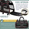 Pet Carrier Airline Approved Expandable Soft-Sided Dog Carrier Pet Travel Bag Safe and Easy for Cats and Dogs