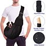 Pet Carrier Sling Adjustable Padded Strap Tote Bag Breathable Cotton Shoulder Bag Safety Belt Carrying Small Dog Cat
