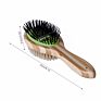 Pet Dog Fur Hair Comb Pets Double Sided Pin & Bristle Bamboo Brushes