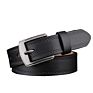 Pin Buckle Plain Cowboy Leather Cattlehide Slim Classic Men Belt