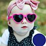 Pink Cute Heart Sunglasses Kids Peach Heart Sunglasses