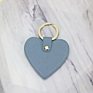 Pink Heart Shape Cute Pu Leather Keychain Key Rings Bag Charm for Women