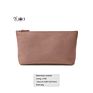 Pochette Cosmetic Faux Leather Zipper Pouch Bag