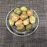 Polished 20-30Mm Crystals Healing Gemstone Natural Green Unakite Crystal Tumbled Stones for Home Decoration