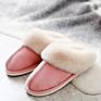 Popular Cotton Slippers Women's Autumn and Home Couple Warm Home Plush Men's and Women's Cotton Shoes