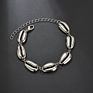 Popular Cowrie Shell Anklets Woman Beach Jewelry Gold Shell Anklets