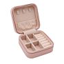 Portable Jewelry Storage Case Pu Leather Small Travel Jewelry Boxes