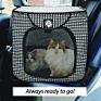 Portable Large Stress Free Kennel/Cage and Litter Box Set Lightweight Cat Travel Litter Carrier Kitties Travel Cage