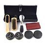 Portable Pu Leather Shoe Cleaning Kit in Black
