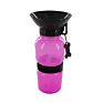 Portable Squeeze Type Pet Cat Outdoor Drinking Bottle Going Out Drinking Cup and Feeding Bowl 500Ml Dog Drinking Bottle