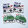 Post Mail Carrier Appreciation Usps Worker Sticker Postal Worker Truck Gift Die Cut Sticker